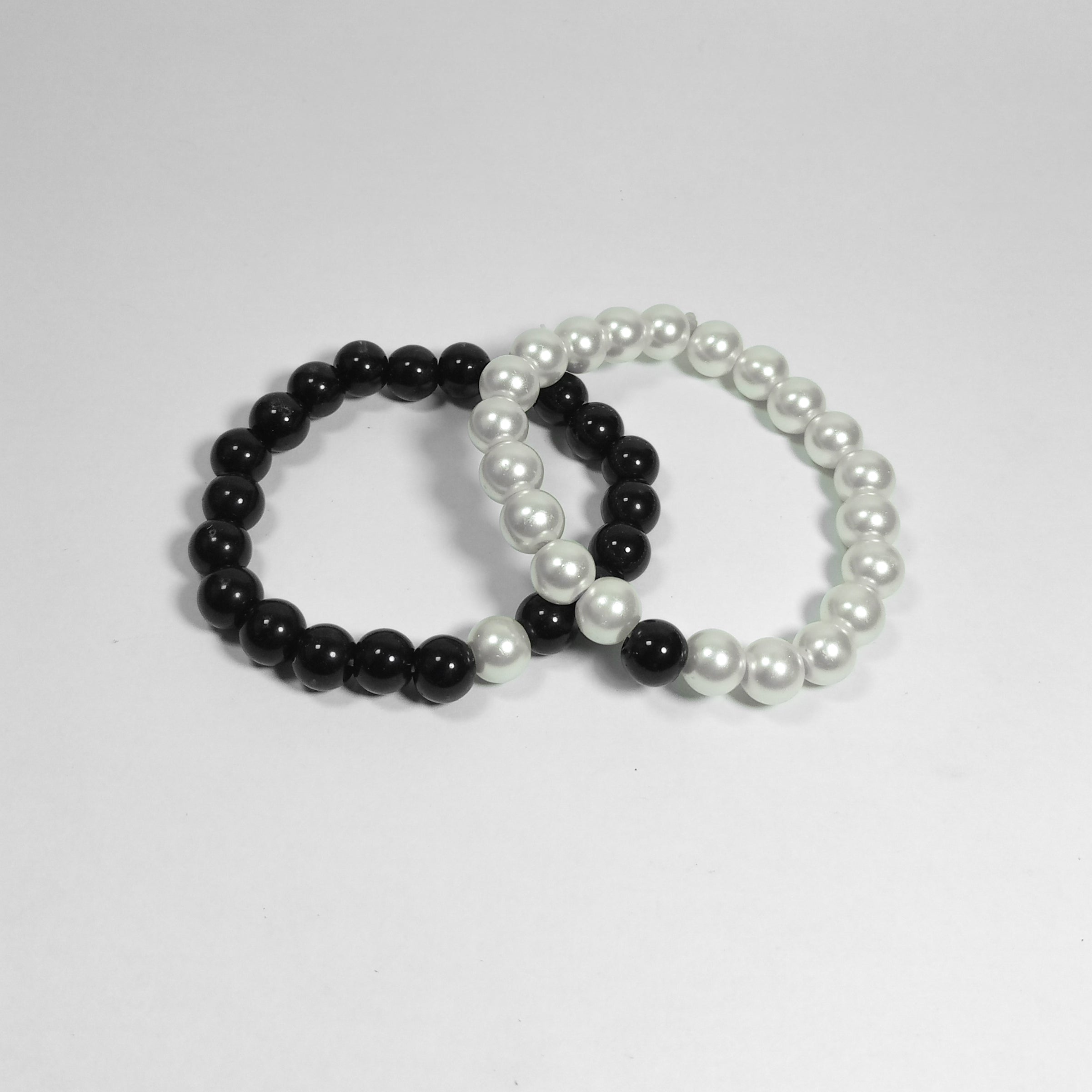 アクセサリーその他 PALM ANGELS 'Palm Beads' bracelet White/Black Opolski 2Pcs Couple Beads Bracelet Long Distance Bracelets