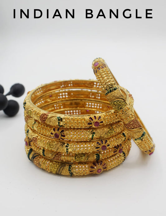 Indian Bangles - Gold Plated